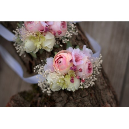 Floral, flower bracelet, wedding wrist corsage