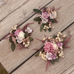 Floral flower hair clip, pin