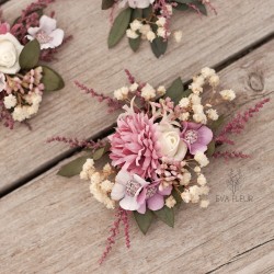 Floral flower hair clip, pin