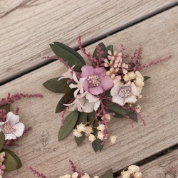 Floral flower hair clip, pin