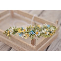 Newborn floral, flower hair wreath, crown
