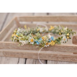 Floral, flower hair wreath,...