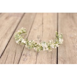 Floral, flower half head wreath, hair wreath, crown