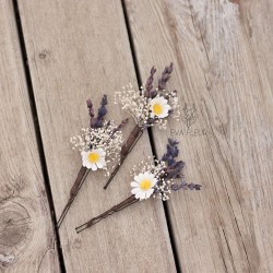 Floral flower hair clip, pin