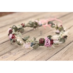 Floral, flower hair wreath, crown