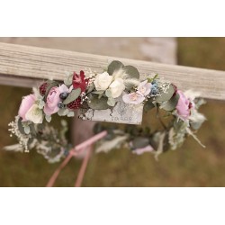 Floral, flower hair wreath, crown