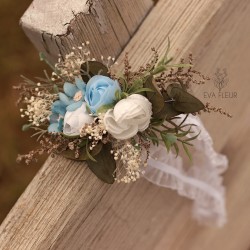 Bridal floral, flower garter