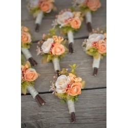 Flower groom's boutonniere, corsage