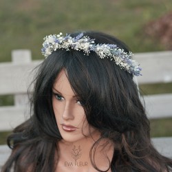 Floral, flower half head...