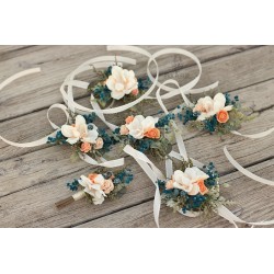 Floral, flower bracelet, wedding wrist corsage