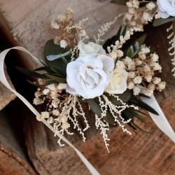 Floral, flower bracelet,...