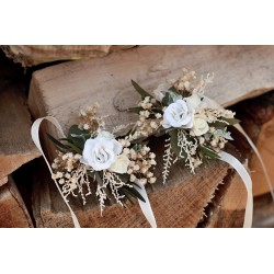 Floral, flower bracelet, wedding wrist corsage