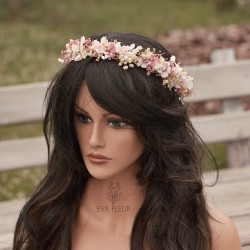 Floral, flower hair wreath,...