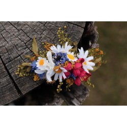 Floral, flower quarter head wreath, hair wreath, crown