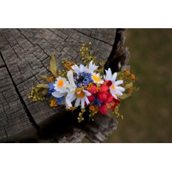 Floral, flower quarter head wreath, hair wreath, crown
