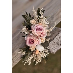French floral flower hair clip, pin