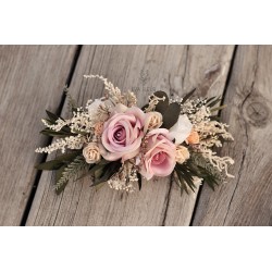 French floral flower hair clip, pin