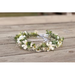 Floral, flower hair wreath, crown