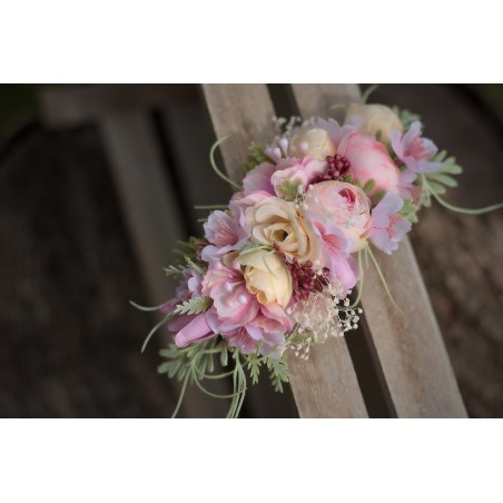Floral, flower quarter head wreath, hair wreath, crown