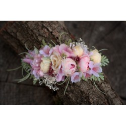 Floral, flower quarter head wreath, hair wreath, crown