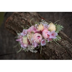 Floral, flower quarter head wreath, hair wreath, crown