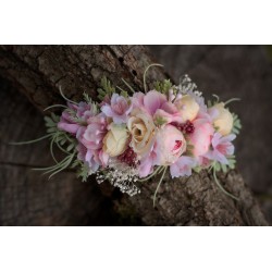 Floral, flower quarter head wreath, hair wreath, crown