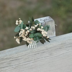 Floral, flower hair comb