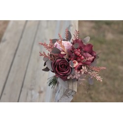Witness, bridesmaid and mothers autumn wedding bouquet