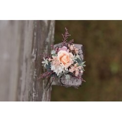 Floral flower hair clip, pin