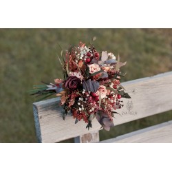 Witness, bridesmaid and mothers autumn wedding bouquet