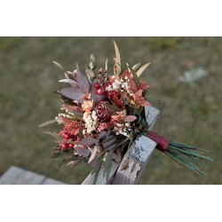 Witness, bridesmaid and mothers autumn wedding bouquet
