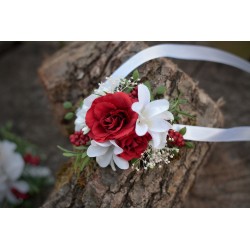 Floral, flower bracelet, wedding wrist corsage