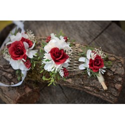 Flower groom's boutonniere, corsage