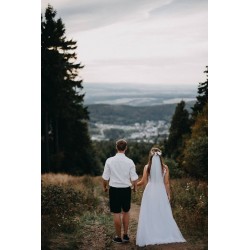 Květinový půlvěneček do vlasů "Voňavá louka"