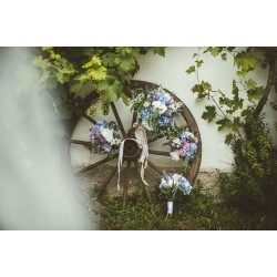 Witness, bridesmaid and mothers autumn wedding bouquet