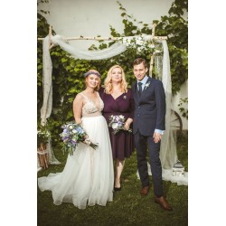 Witness, bridesmaid and mothers autumn wedding bouquet